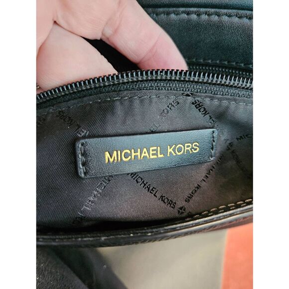 Michaels Kors Black Shoulder Bag Purse - Picture 6 of 10